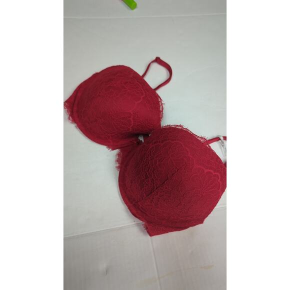 Victoria's Secret new w All tags 36D  Lined Perfect Coverage Padded Lipstick Red - Picture 14 of 16